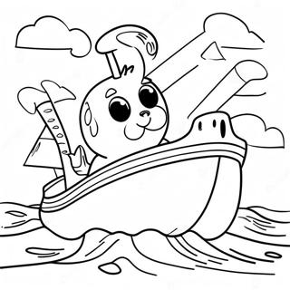 Skipper In Een Leuk Avontuur Kleurplaat 124410-58599