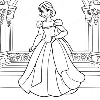 Mooie Anastasia Prinses Kleurplaat Kleurplaten