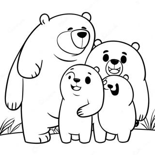 We Bare Bears Kleurplaat 124638-58763