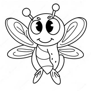 Blije Vliegende Gast Kleurplaat 125077 59109