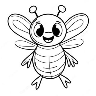 Blije Vliegende Gast Kleurplaat 125077 59110