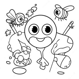 Vliegende Gast Met Vrienden Kleurplaat 125078 59114