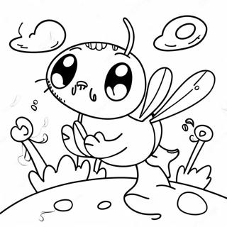 Vliegende Gast Met Vrienden Kleurplaat 125078 59116