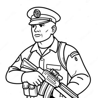 Moedige Marine In Gevecht Kleurplaat 125208 59215