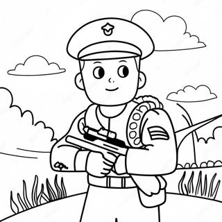 Moedige Marine In Gevecht Kleurplaat 125208 59216