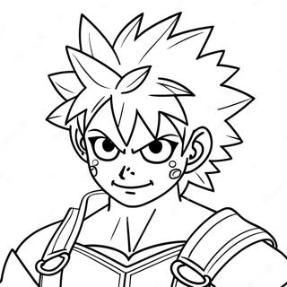 Bakugo Kleurplaten