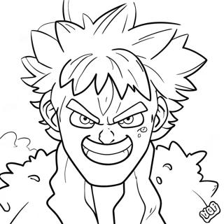 Explosieve Bakugo Actie Kleurplaat 125334-59306