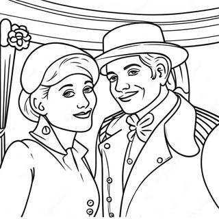 Charmante Theater Acteurs Kleurplaat 125440 59398