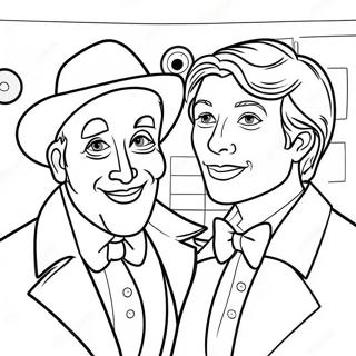 Charmante Theater Acteurs Kleurplaat 125440 59399