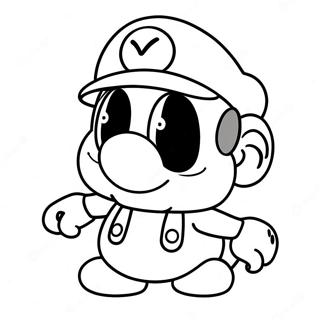 Cappy Mario Odyssey Kleurplaten