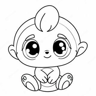 Schattig Zero Personage Kleurplaat 125617-59527