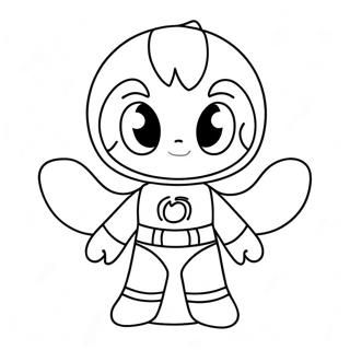 Schattig Zero Personage Kleurplaat 125617-59528