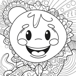 Grappige Zero Met Een Glimlach Kleurplaat 125618-59530