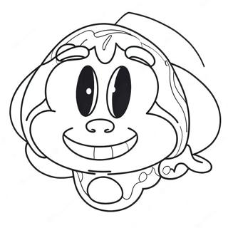 Grappige Zero Met Een Glimlach Kleurplaat 125618-59531