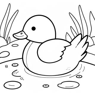 Papieren Eend Kleurplaten