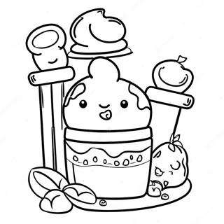 Butterbean Cafe Heerlijke Snacks Kleurplaat 125851 59714