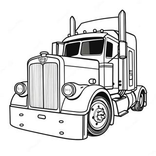 Peterbilt Kleurplaten