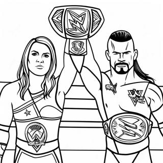 Wwe Kampioenschap Wedstrijd Kleurplaat 126005-59829