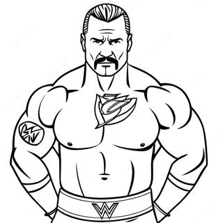 Wwe Legenden Kleurplaat 126007-59840