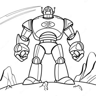 Kleurplaat Van De Ijzeren Reus In Actie 126213-59989