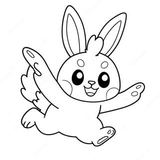 Scorbunny Springt Hoog Kleurplaat 126859 60492