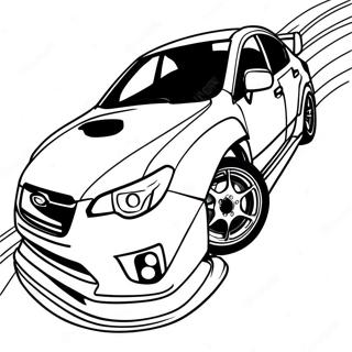 Subaru Wrx Racing Kleurplaat 126987-60590