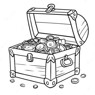 Kleurige Schatkist Kleurplaat 127141-60711