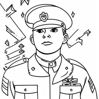 Heroische Dienstlid Kleurplaat 127400 60913