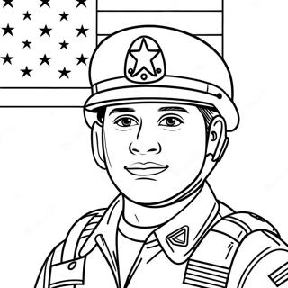 Heroische Dienstlid Kleurplaat 127400 60916