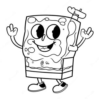 Spongebob En Vrienden Kleurplaten