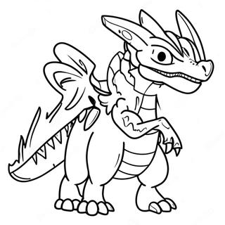 Verschrikkelijke Monster Hunter Kleurplaat 128120-61593