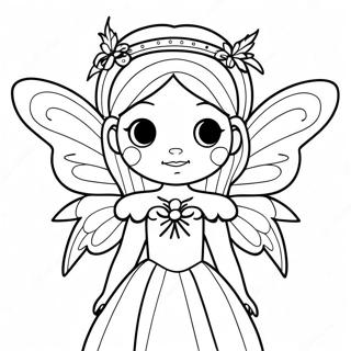Gothische Fee Mythologisch Wezen Kleurplaat 128530-61910