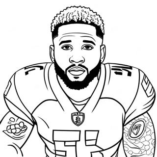 Odell Beckham Jr Kleurplaten