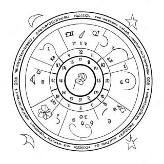 Astrologie Kleurplaat 128842-62151