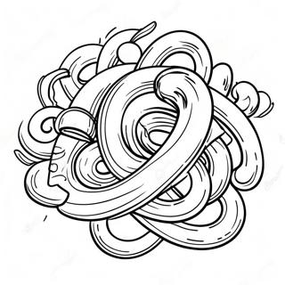 Kronkelige Frietjes Kleurplaat 129126 62386