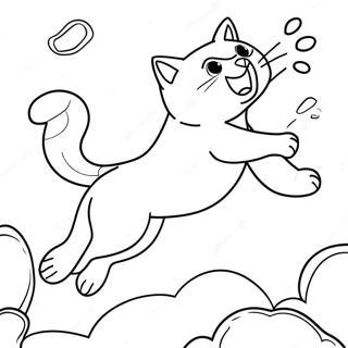 Meowscles Hoog Springen Kleurplaat 129176 62427