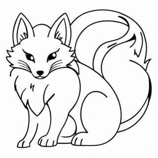 Kitsune Kleurplaten