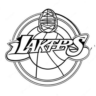 Lakers Logo Kleurplaat 129378-62573