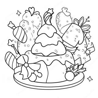 Vrolijke Feestdag Viering Kleurplaat 129456-62644