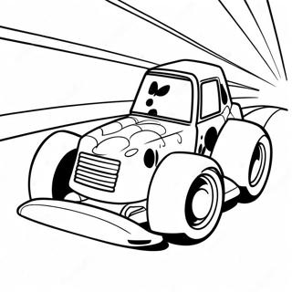 Spiderman Raceauto Kleurplaat 129483 62665