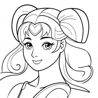 Prinses Serenity Sailor Moon Kleurplaten