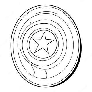 Leuke Captain America Schild Kleurplaat 129740-62868
