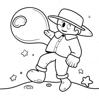 Speelse Sandman Met Een Maan Kleurplaat 129971-63046