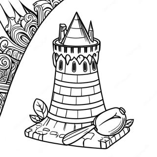 Ravenclaw Toren Kleurplaat 130073-63123