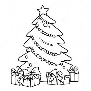 Versierde Kerstboom Kleurplaat 13040 2850