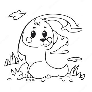 Kleurige Ga Hond Ga Scene Kleurplaat 130844 63721