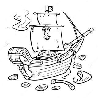 Piraten Schatkaart Kleurplaat 130922-63783