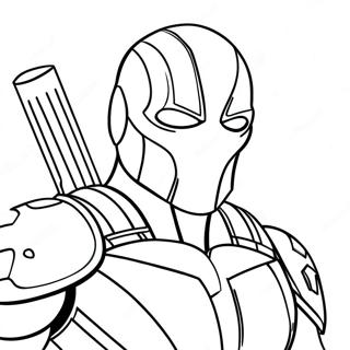 Deathstroke Kleurplaten