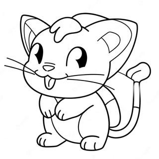 Meowth Pokemon Kleurplaat 131203-63986