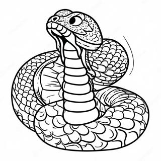 Boze Ratelslang Klaar Om Te Aanvallen Kleurplaat 131461-64196